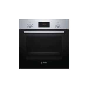 Bosch HHF113BR0B 60cm Stainless Steel Built-In Electric Single Oven - Black / Stainless