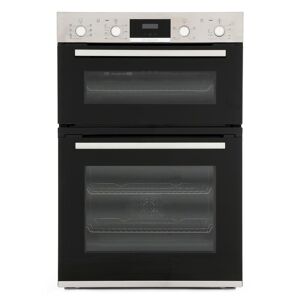 Bosch MBS533BS0B 60cm Stainless Steel Built-in Double Oven - Black / Stainless