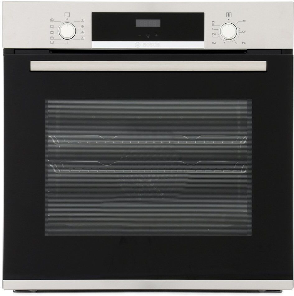 Bosch HBS534BS0B 60cm Stainless Steel Built-in Electric Single Oven - Black / Stainless