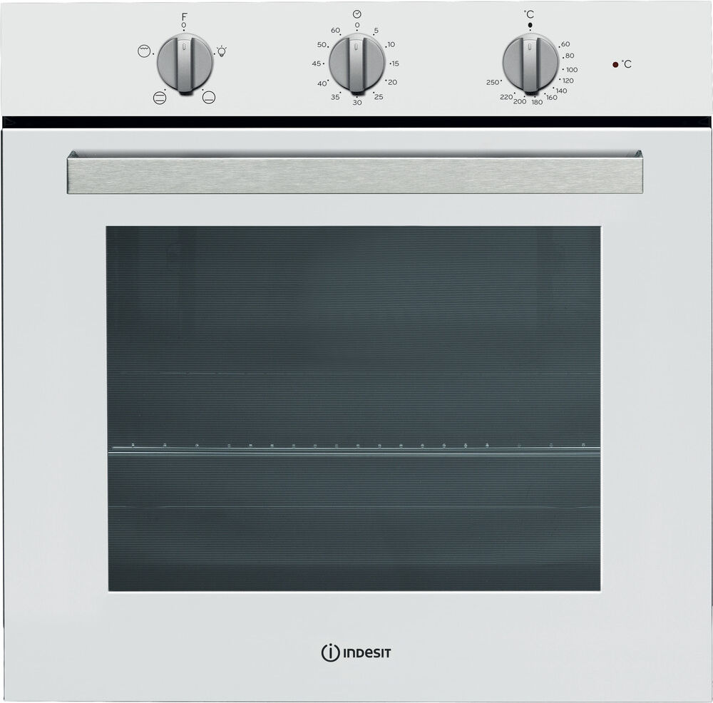 Indesit IFW6230WHUK 60cm Electric Single Built-in Oven in White - White