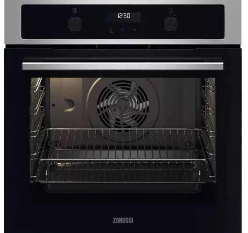 Zanussi ZOCND7X1 Stainless Steel Built In Electric Single Oven - Stainless Steel