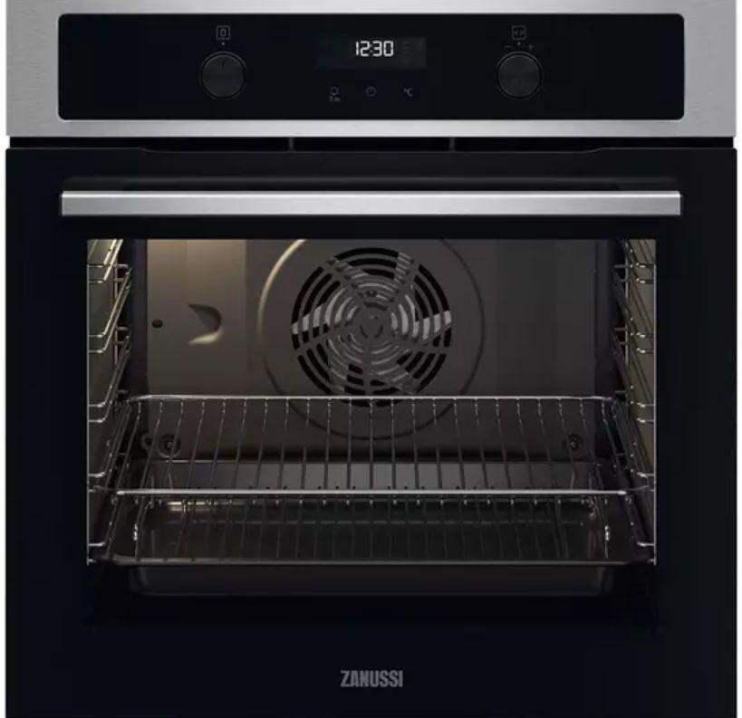 Zanussi ZOCND7X1 Stainless Steel Built In Electric Single Oven - Stainless Steel