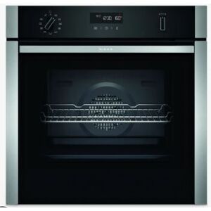 NEFF B2ACH7HH0B Stainless Steel Built In Electric Single Oven - Black / Stainless