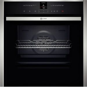 NEFF B47VR32N0B Stainless Steel Slide & Hide VarioSteam® Electric Single Oven - Stainless Steel