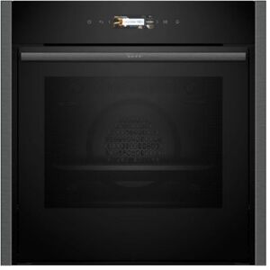 NEFF B54CR31G0B 60cm Graphite Built In Slide & Hide® Electric Single Oven - Graphite