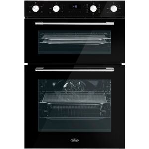 Belling BI903MFC Black Built-In Electric Double Oven - Black