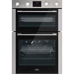 Belling BI903MFC Stainless Steel Built-In Electric Double Oven - Stainless Steel