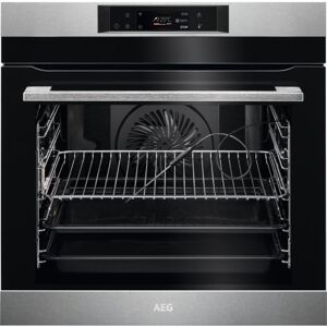 AEG BPK748380M Stainless Steel Built-In Pyrolytic Single Oven - Stainless Steel