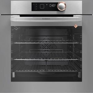 De-Dietrich DOP8360G Built-In Grey Pyrolytic Multifunction Single Oven - Grey