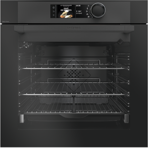 De-Dietrich DOP8785BB Coal Black Built-In Multifunction Pyrolytic Single Oven - Black