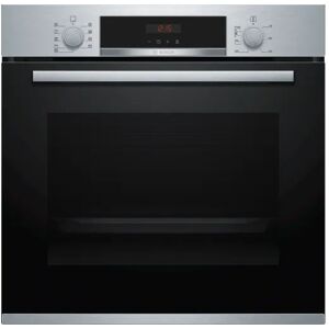 Bosch HBS573BS0B 60cm Stainless Steel Single Built In Pyrolytic Electric Oven - Black / Stainless