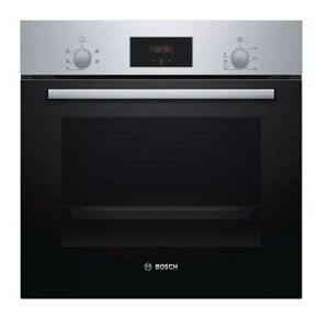 Bosch HHF113BR0B 60cm Stainless Steel Built-In Electric Single Oven - Black