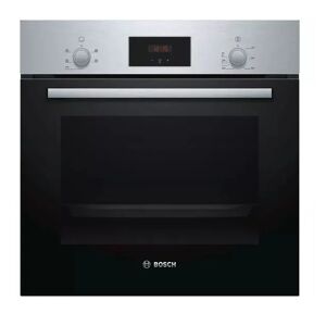 Bosch HHF113BR0B 60cm Stainless Steel Built-In Electric Single Oven - Black / Stainless