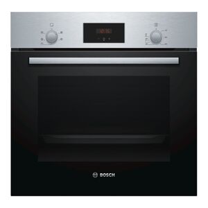 Bosch HHF133BS0B 60cm Stainless Steel Built-In Electric Single Oven - Black / Stainless
