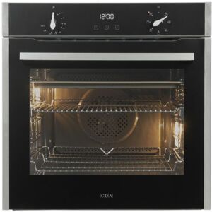 CDA SL200SS 60cm Multifunction Electric Single Oven - Black / Stainless