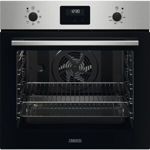 Zanussi ZOHNX3X1 Stainless Steel Built-In Electric Single Oven - Stainless Steel
