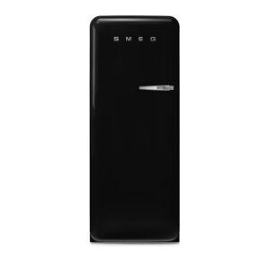 Smeg FAB28LBL5UK Black 50s Retro Style Fridge With Icebox - Black