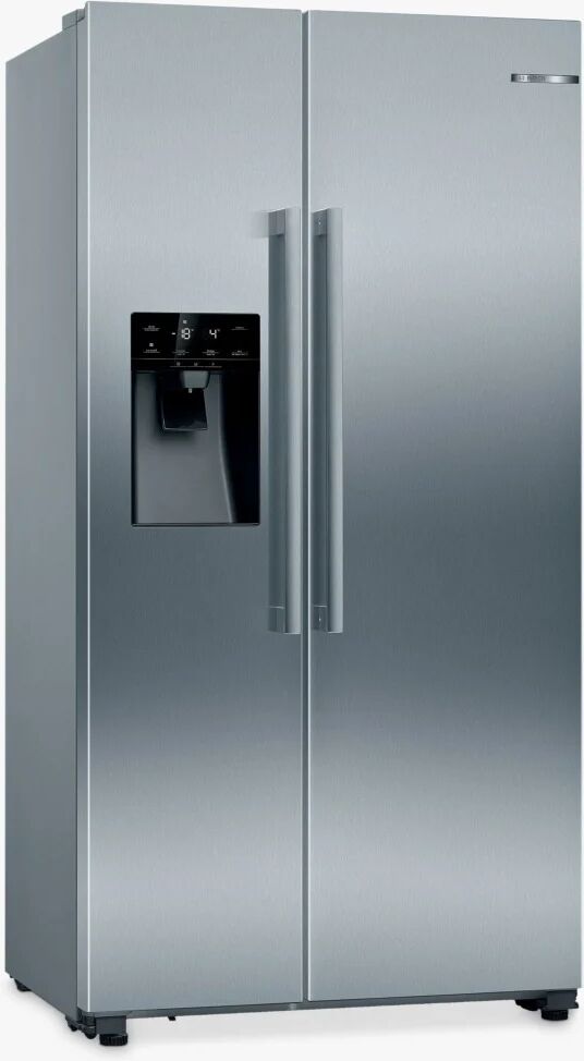 Bosch KAI93VIFPG Stainless Steel American Fridge Freezer With Water & Ice - Stainless Steel