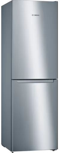 Bosch KGN34NLEAG 60cm Stainless Steel Frost Free Fridge Freezer - Stainless Steel