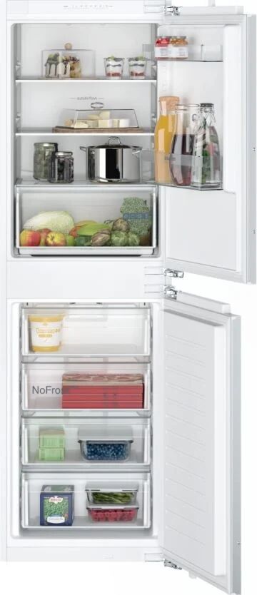 Siemens KI85NNFF0G Frost Free Integrated Fridge Freezer - White