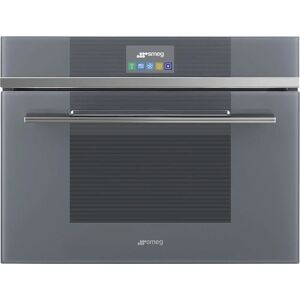 Smeg SAB4104S 45cm Silver Glass Linea Built In Blast Chiller - Silver Glass