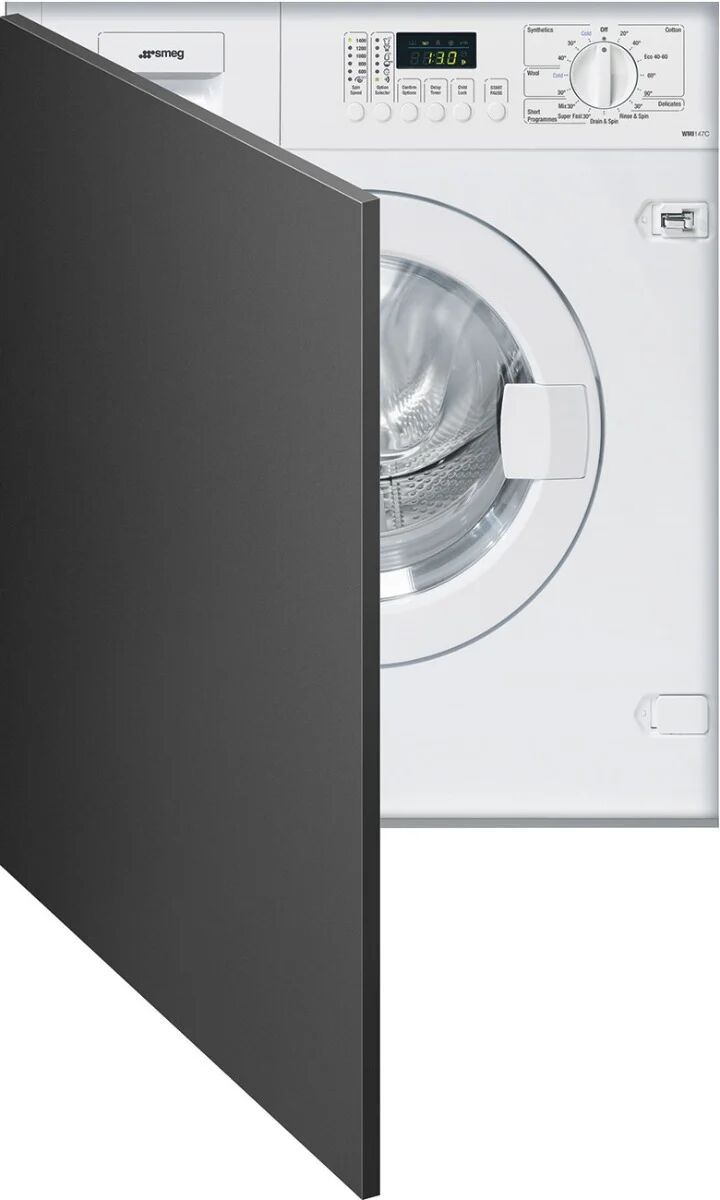 Smeg WMI147C White 7kg Integrated Washing Machine - White