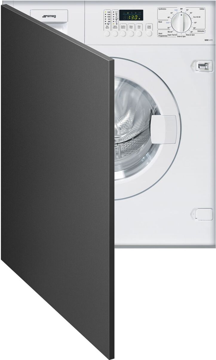 Smeg WMI147C White 7kg Integrated Washing Machine - White