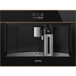 Smeg CMS4604NR 45cm Black & Copper Dolce Stil Novo Fully Automatic Coffee Machine - Black