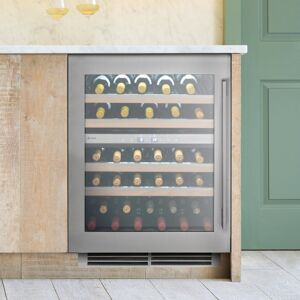 Caple WI6150 - Silver - Temperature-Controlled Wine Cooler Caple WI6150 - Silver - Temperature-Controlled Wine Cooler