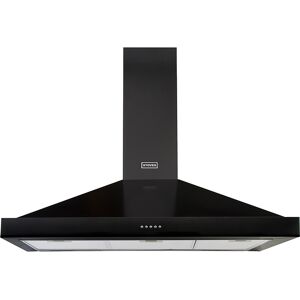 Stoves Sterling Chimney 1000 444410239 100cm Black Chimney Extractor Hood