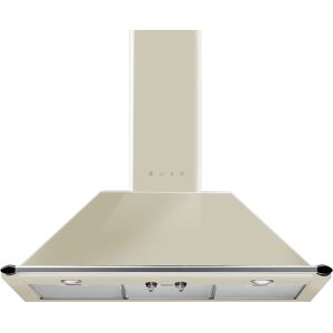Smeg Victoria KT90PE 90cm Wide Cream Wall-Mounted Cooker Hood Smeg Victoria KT90PE 90cm Wide Cream Wall-Mounted Cooker Hood