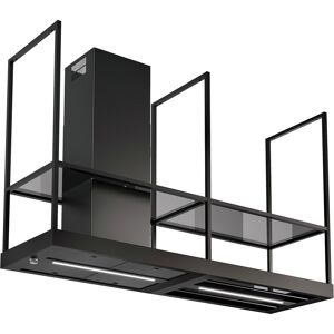 Faber T-Shelf 325.0606.131 180cm Wide Black Island Cooker Hood Faber T-Shelf 325.0606.131 180cm Wide Black Island Cooker Hood