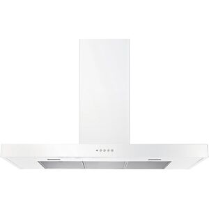 Rangemaster UHDF90WH/ 90cm Wide White Wall-Mounted Cooker Hood Rangemaster UHDF90WH/ 90cm Wide White Wall-Mounted Cooker Hood