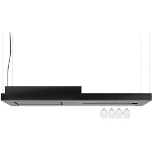 Miro Elysium 401030 160cm Wide Matt Black Island Cooker Hood Miro Elysium 401030 160cm Wide Matt Black Island Cooker Hood
