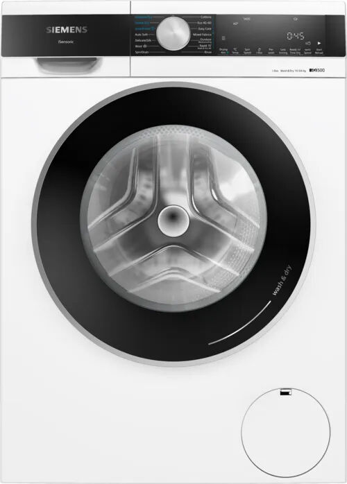 Siemens iQ500 WN54G1A1GB White 10.5kg/6kg Freestanding Washer Dryer
