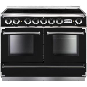 Falcon Continental 1092 FCON1092EIBL/C-EU 110cm Wide Black Induction Freestanding Range Cooker - Chrome Trim Falcon Continental 1092 FCON1092EIBL/C-EU 110cm Wide Black Induction Freestanding Range Cooker - Chrome Trim