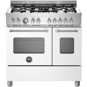Bertazzoni Master Series MAS95C2EBIC 90cm Wide White Dual Fuel Freestanding Range Cooker Bertazzoni Master Series MAS95C2EBIC 90cm Wide White Dual Fuel Freestanding Range Cooker