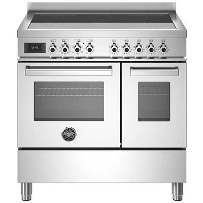 Bertazzoni Professional Series PRO95I2EXT 90cm Wide Stainless Steel Induction Freestanding Range Cooker Bertazzoni Professional Series PRO95I2EXT 90cm Wide Stainless Steel Induction Freestanding Range Cooker