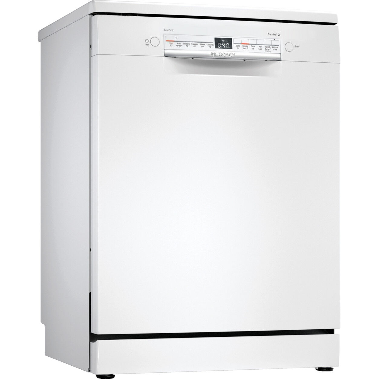 Bosch SMS2HVW66G Full Size Dishwasher – White – 13 Place Settings