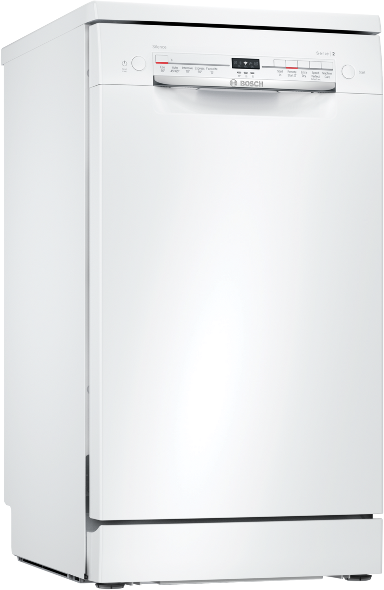 Bosch SPS2IKW04G Slimline Dishwasher – White – 9 Place Settings