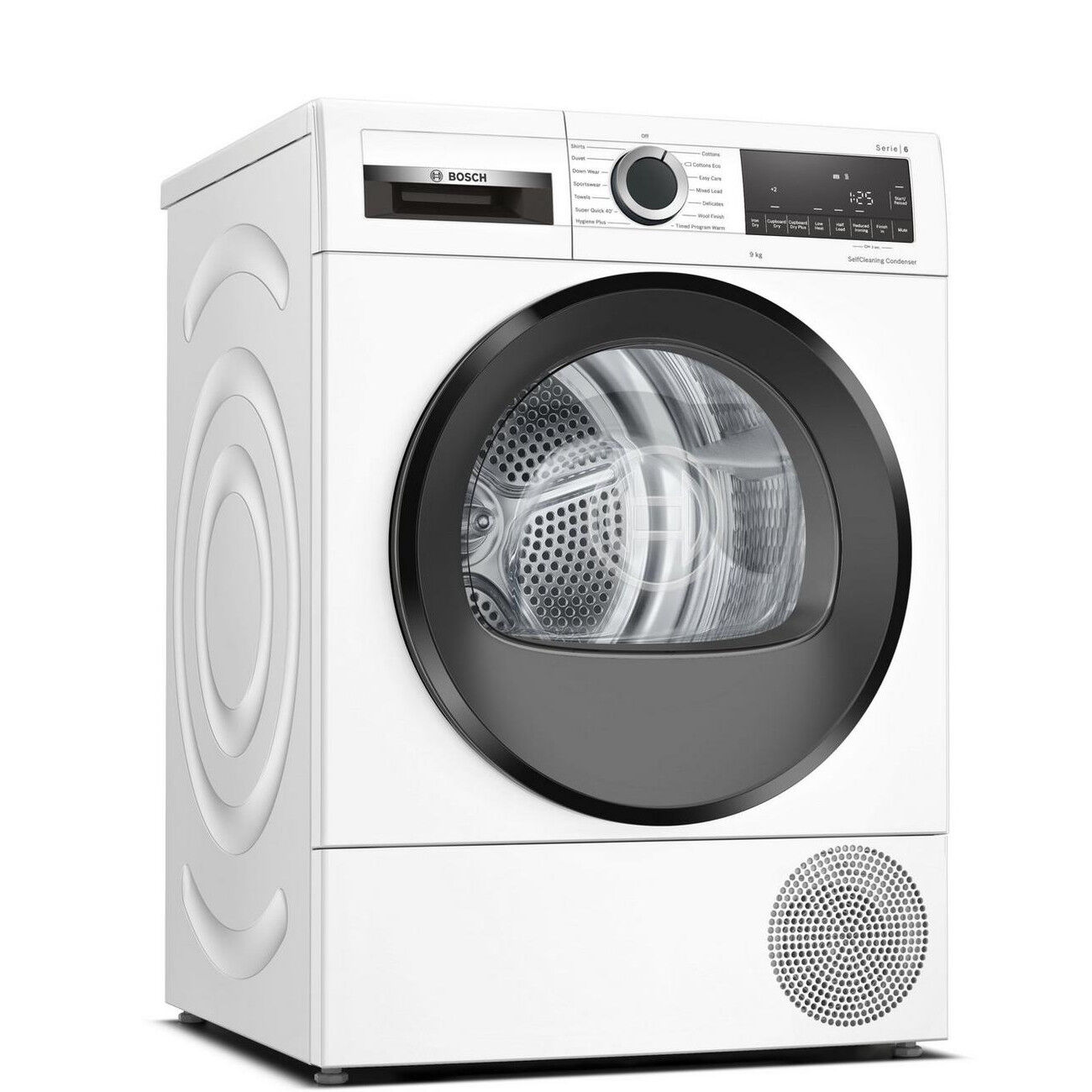 Bosch WQG24509GB 9kg Heat Pump Tumble Dryer – White