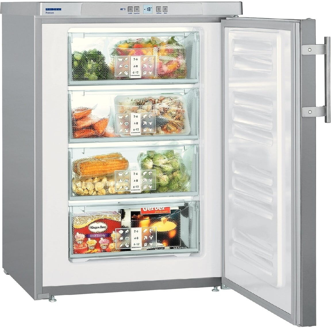 Liebherr GPesf 1476 Premium Table Height Freezer SmartSteel