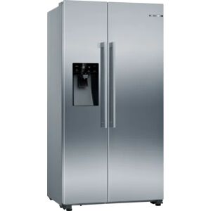 Bosch Series 6 KAD93AIERG Stainless Steel Side-By-Side Freestanding Fridge-Freezer - Plumbed-In Ice & Water Bosch Series 6 KAD93AIERG Stainless Steel Side-By-Side Freestanding Fridge-Freezer - Plumbed-In Ice & Water