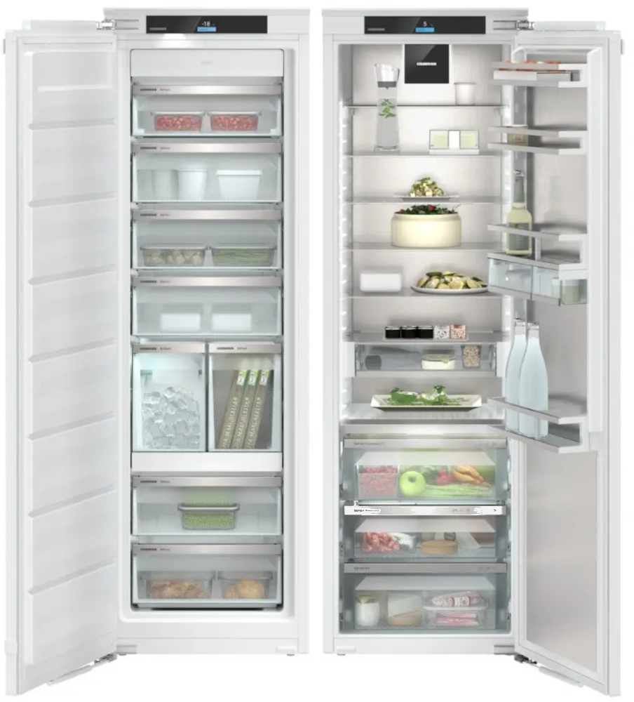 Liebherr Peak IXRF5185 Fully Integrated Side-By-Side Fridge Freezer - Plumbed In Ice Maker - Sale
