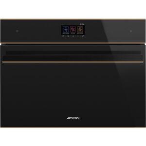 Smeg SF4604WMCNR Built-in Black Dolce Stil Novo Combination Microwave Oven