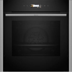 Neff B54CR71N0B 60cm Built-in Black and Stainless Steel Single Oven