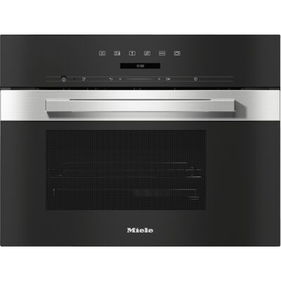 Miele Pureline DG7240 Clean Steel Built-in Compact Steam Oven Miele Pureline DG7240 Clean Steel Built-in Compact Steam Oven