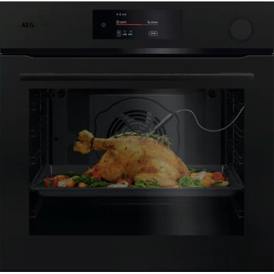 AEG 7000 Series MealAssist with SteamCrisp PO7001SPT Black Built-In Pyrolytic Single Oven AEG 7000 Series MealAssist with SteamCrisp PO7001SPT Black Built-In Pyrolytic Single Oven