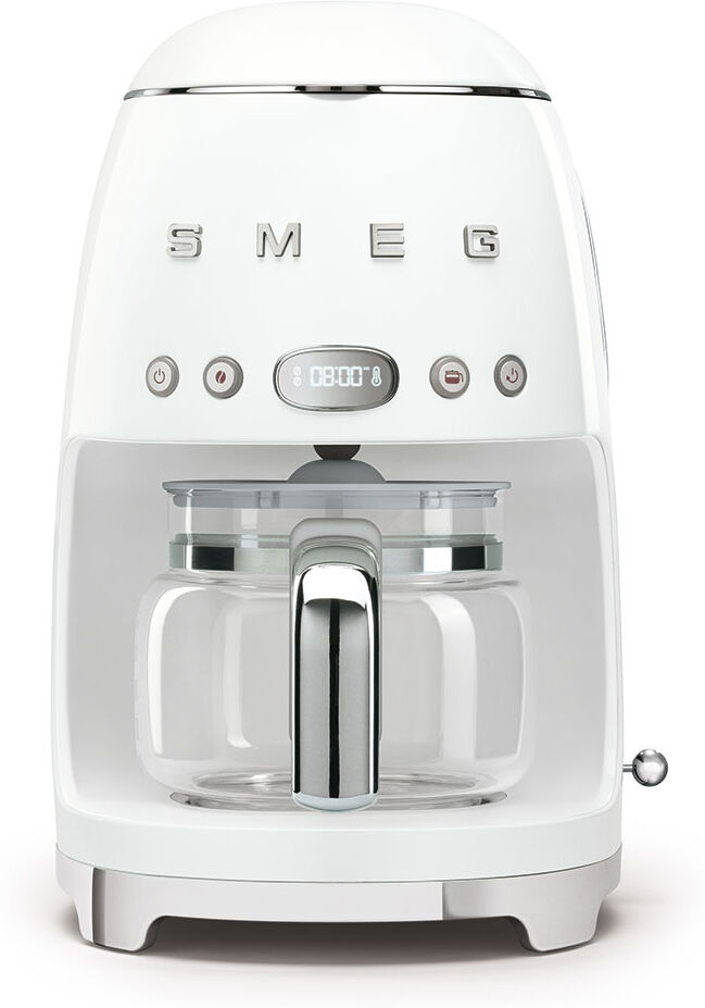 Smeg DCF02WHUK Drip Filter Coffee Machine White 50s Style