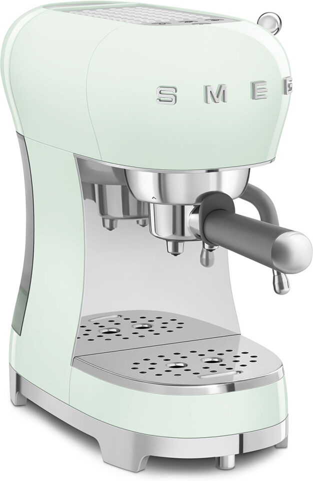 Smeg 50s Style ECF02PGUK Pastel Green Espresso Coffee Machine